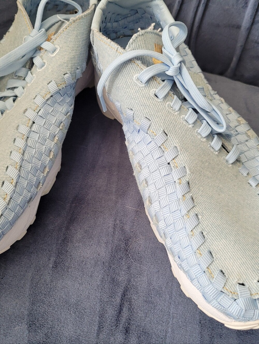 Nike Air Footscape Women's 10 Washed Denim - Picture 2 of 7